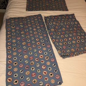 Pottery Barn NFL Sheet Set - Size Full